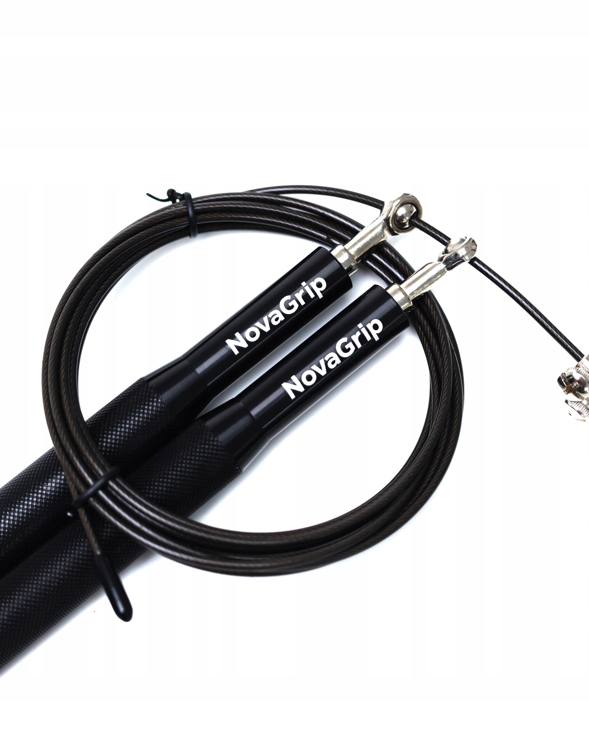 Jump rope CROSSFIT boxing ALUMINUM training ADJUSTABLE with BEARINGS 3m Manufacturer code NovaGrip