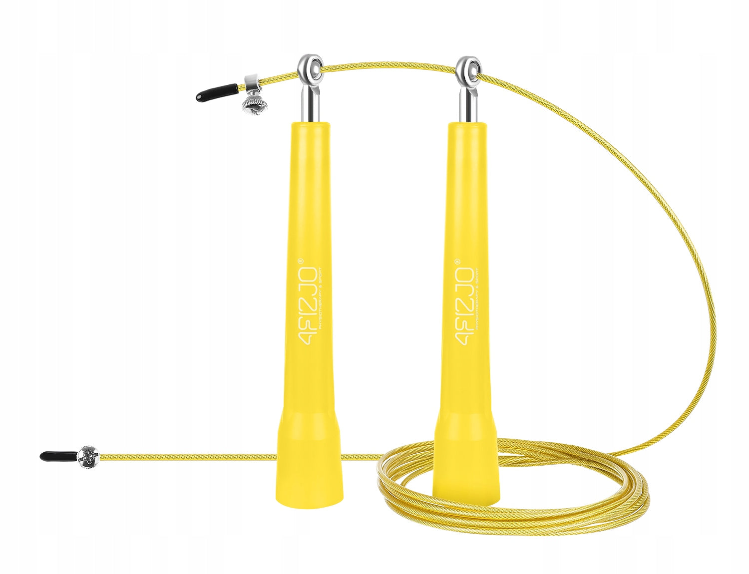 Jump rope Standard+ with metal bearings 4FIZJO 300 cm Boxing YELLOW Brand 4FIZJO