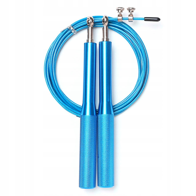 Jump rope Steel with bearings, Adjustable - CROSSFIT Blue