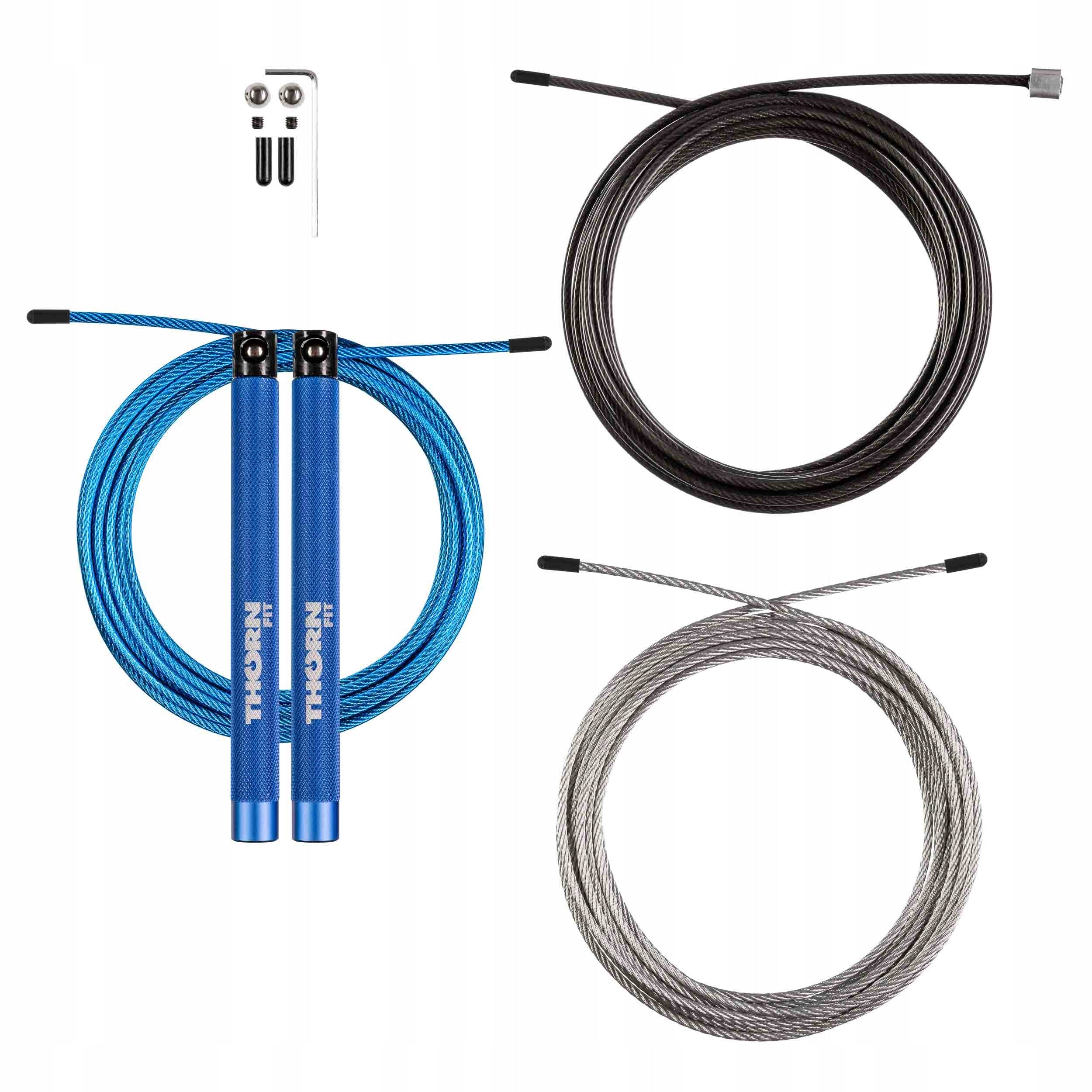 Jump rope THORN FIT Speed Rope ULTRA 4.0 BLUE