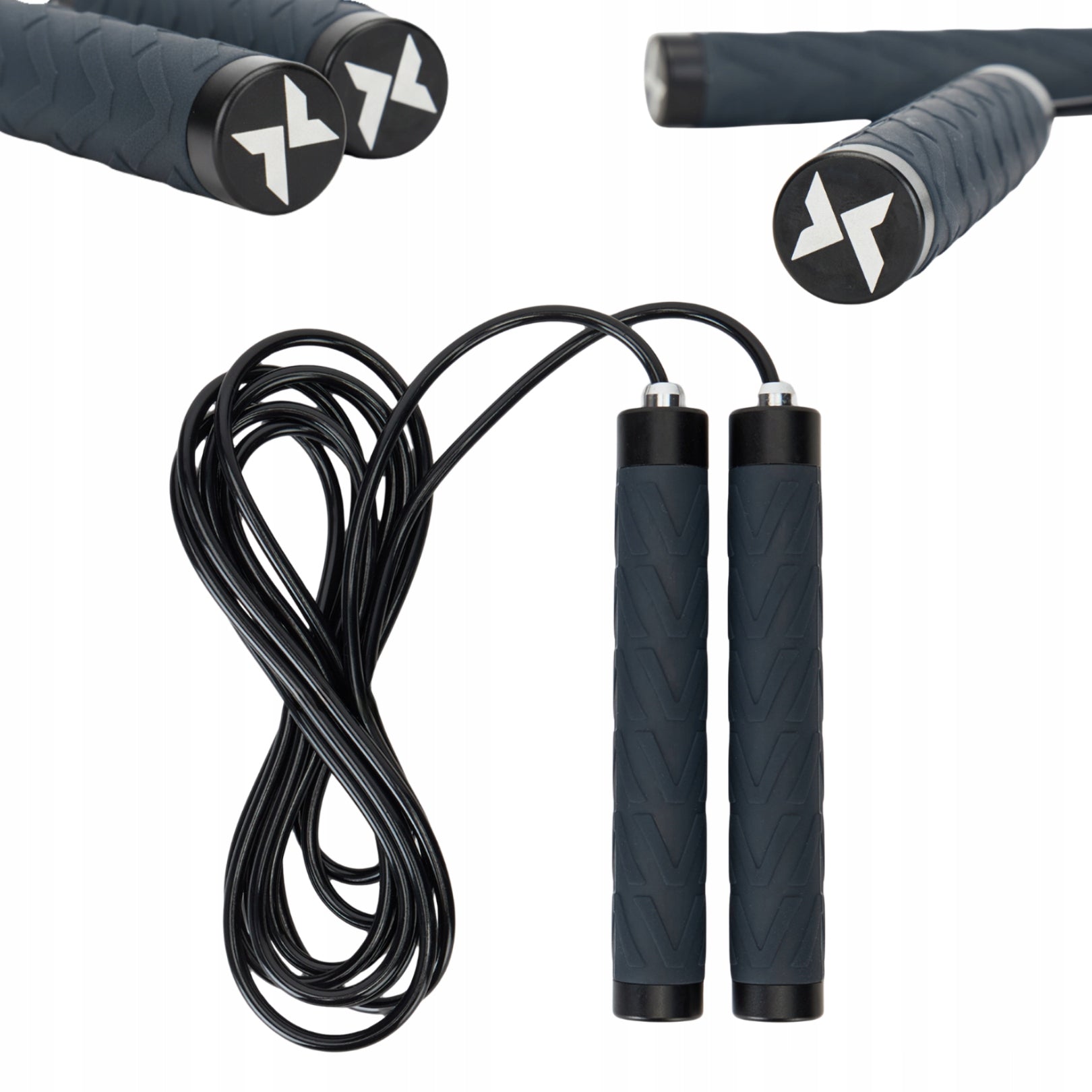 Jump rope XTREXO Advanced black OS ADJUSTABLE LENGTH VERSATILE