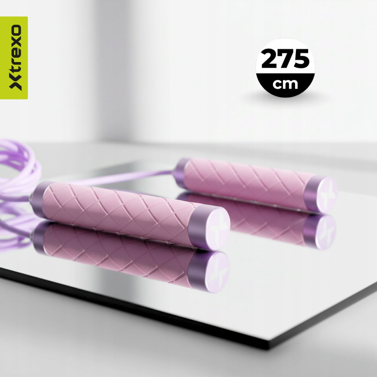 Jump rope XTREXO Advanced purple OS ADJUSTABLE LENGTH VERSATILE Brand Xtrexo
