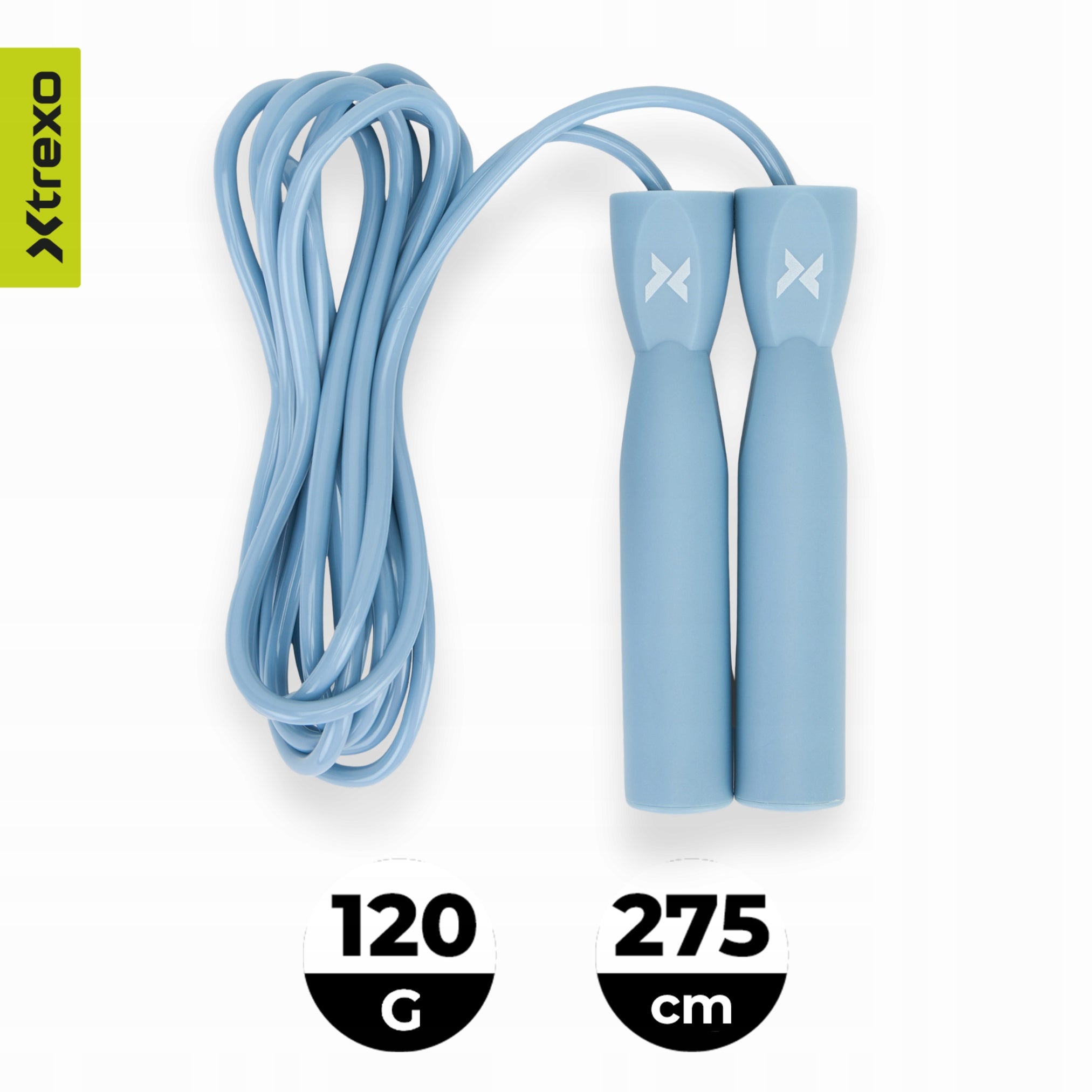 Jump rope XTREXO boxing Basic blue OS HIGH QUALITY VERSATILE Brand Xtrexo