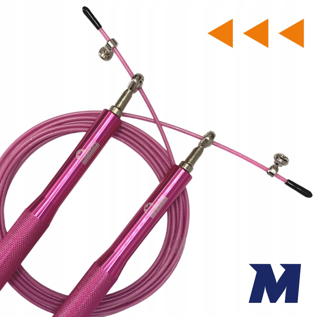 Jump rope adjustable boxer steel with crossfit fitness bearings 300 cm Packaging status original