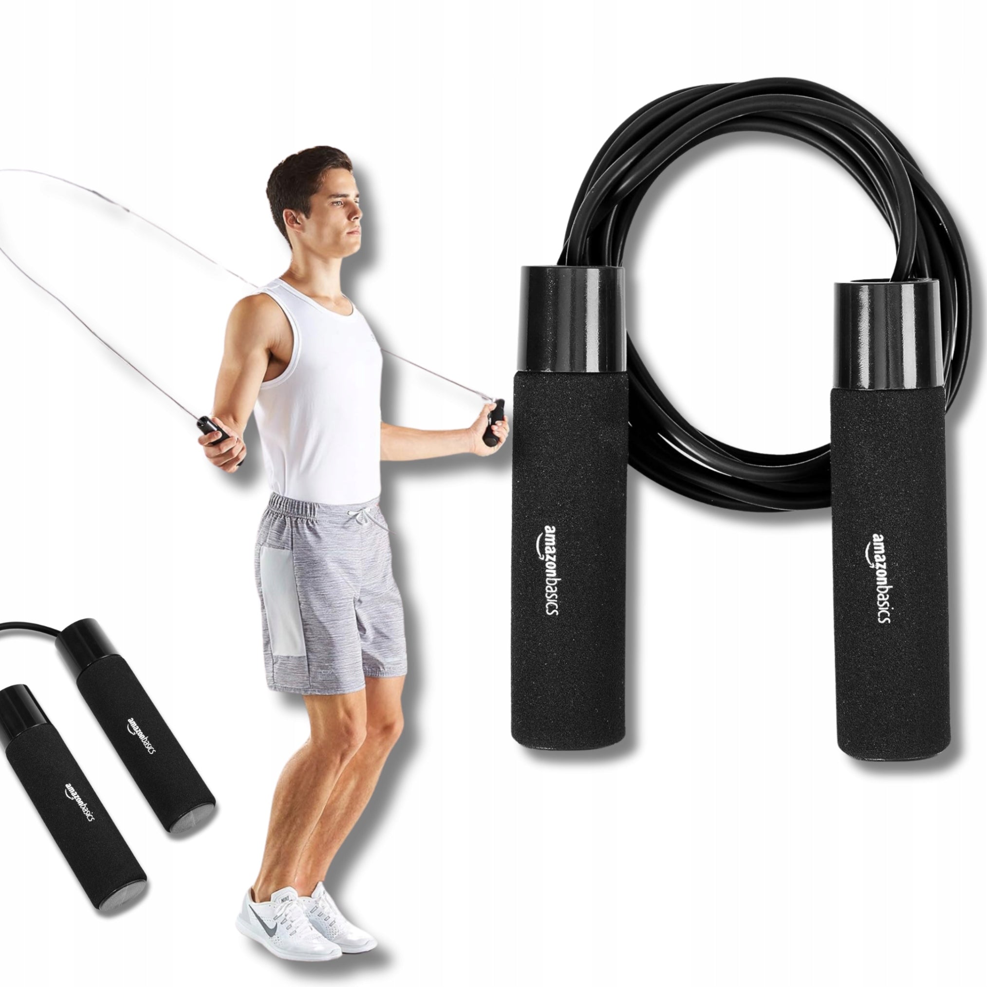 Jump rope adjustable with bearings 274cm boxing crossfit fitness