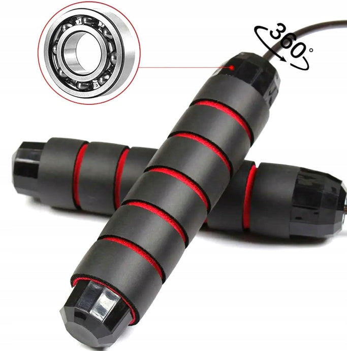 Jump rope made of plastic Sandicom 280 cm black Brand no brand