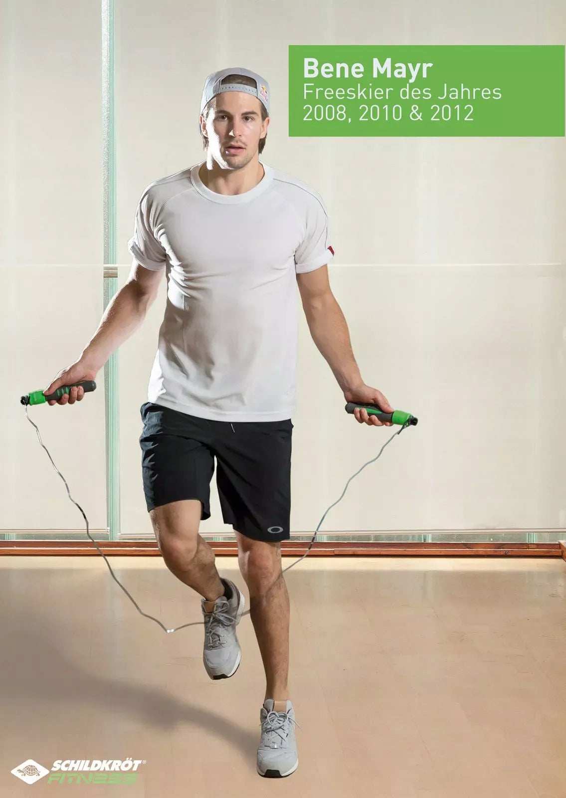 Jump rope with counter - black and green - Schildkröt Brand Schildkrot Fitness