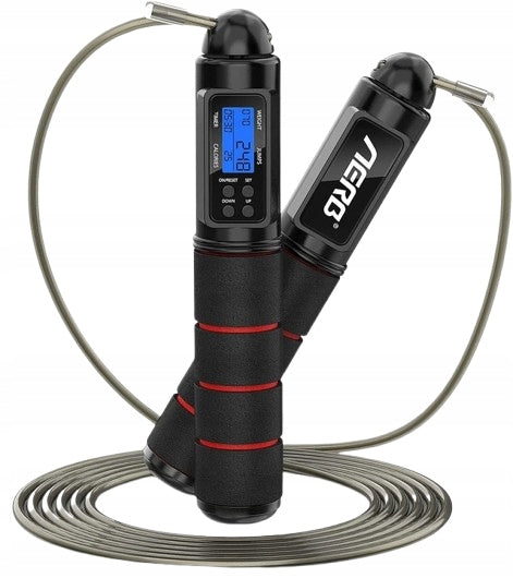 Jump rope with fitness counter with bearings training gym adjustable Packaging status original