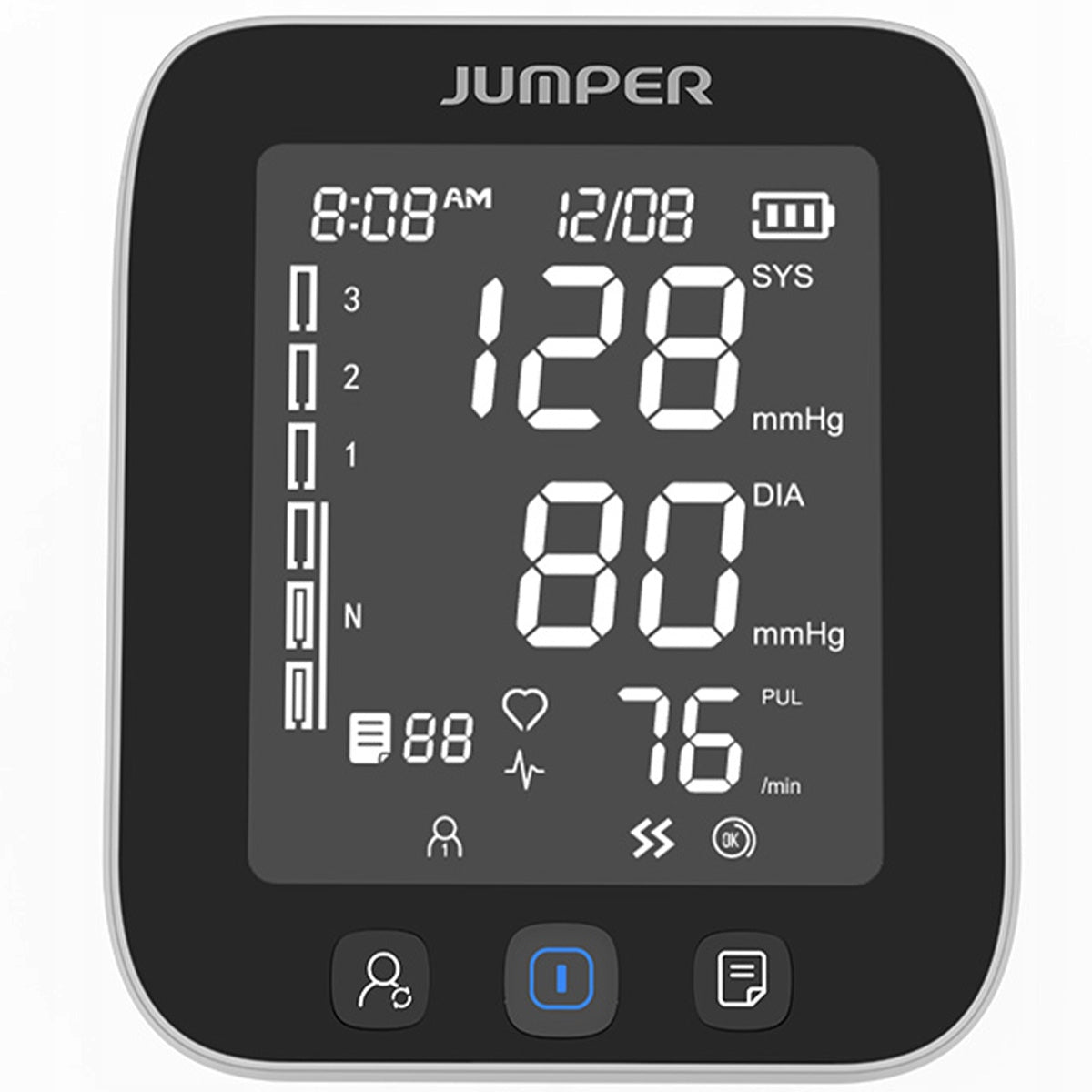 Jumper JPD-HA121 MEDICAL SHOULDER BLOOD Pressure Monitor + MEASUREMENT DIARY Packaging status original