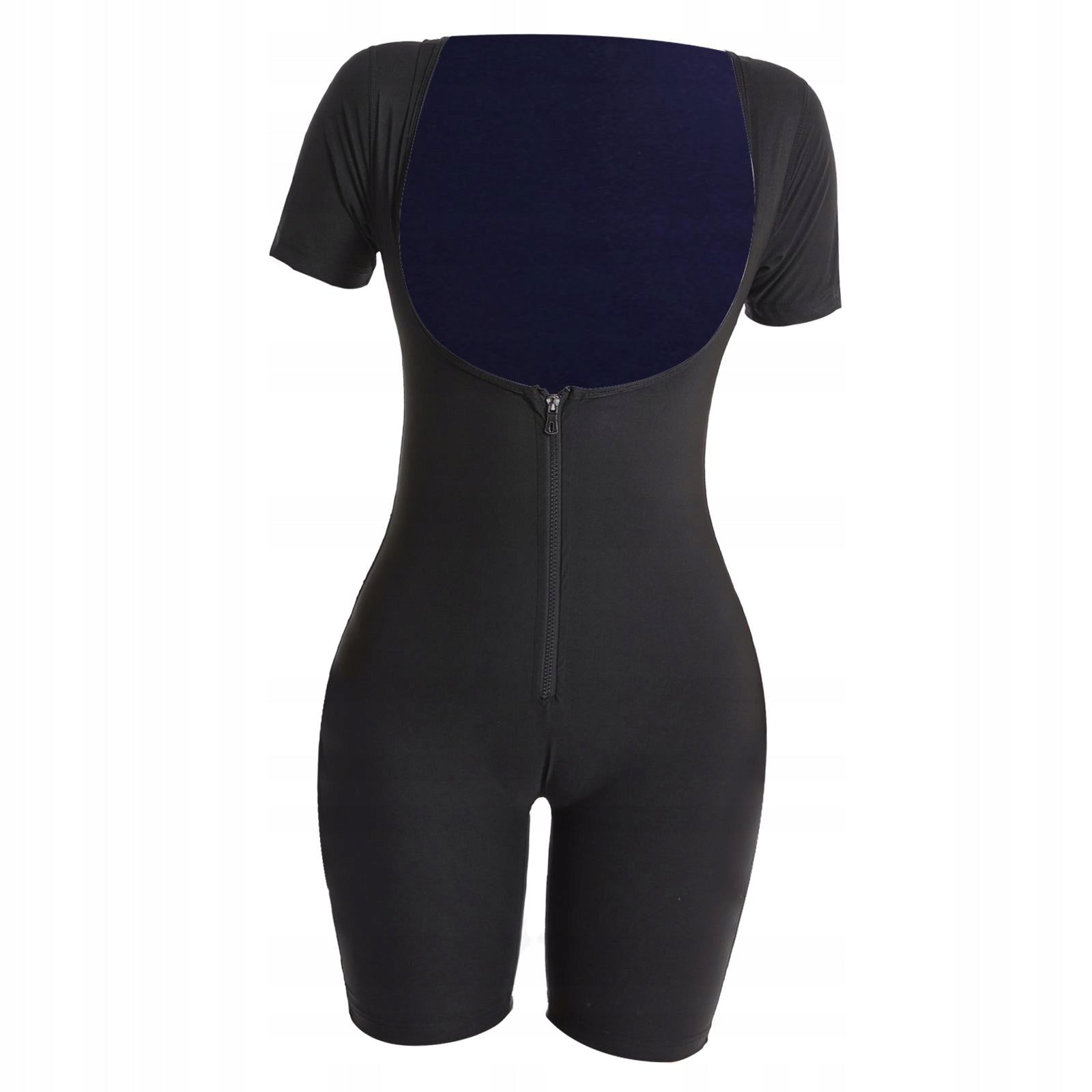 Jumpsuit Sauna suits for Women Slimming Vest Shapewear Sweatpants M Blue Size M