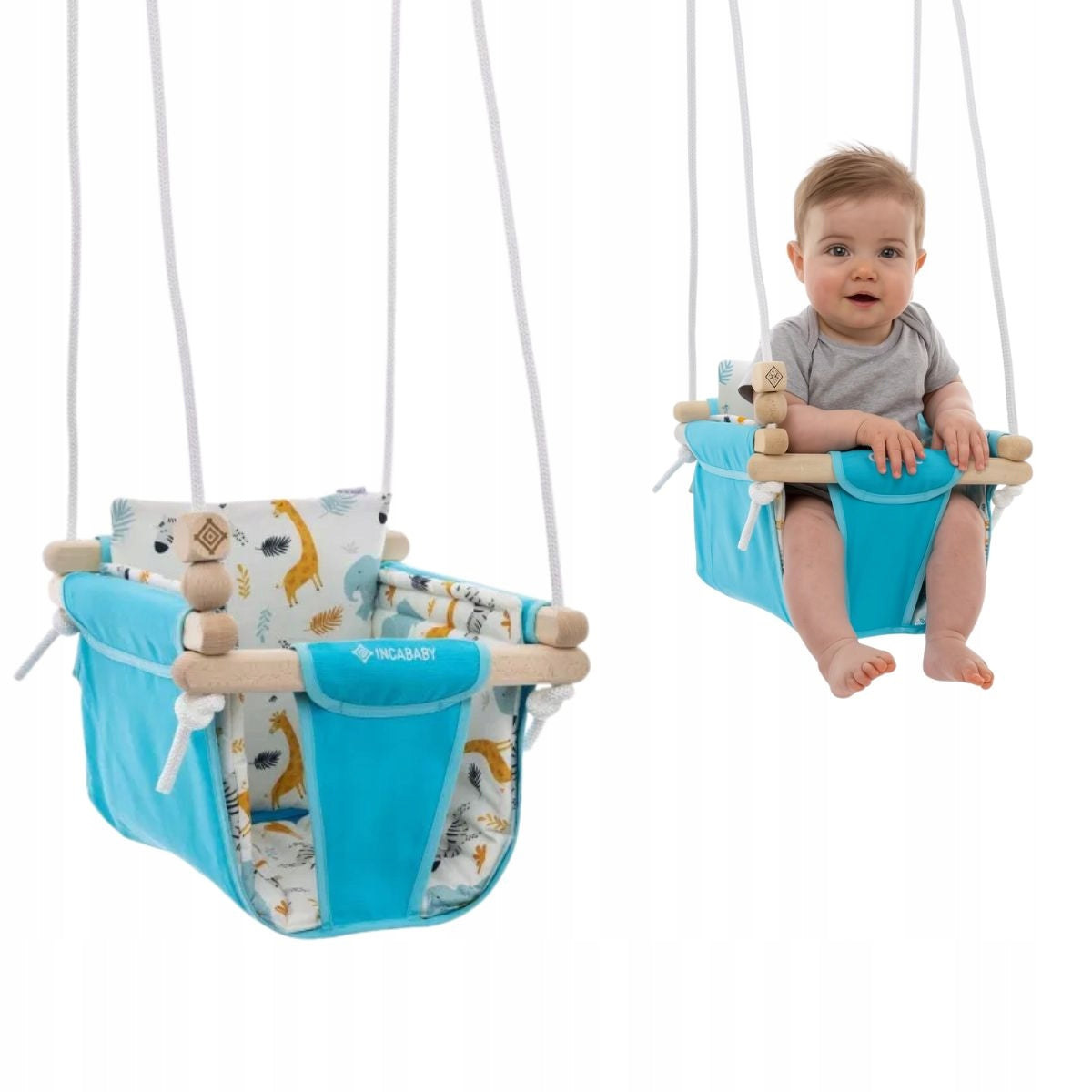 Junior Boho Baby Swing - Blue