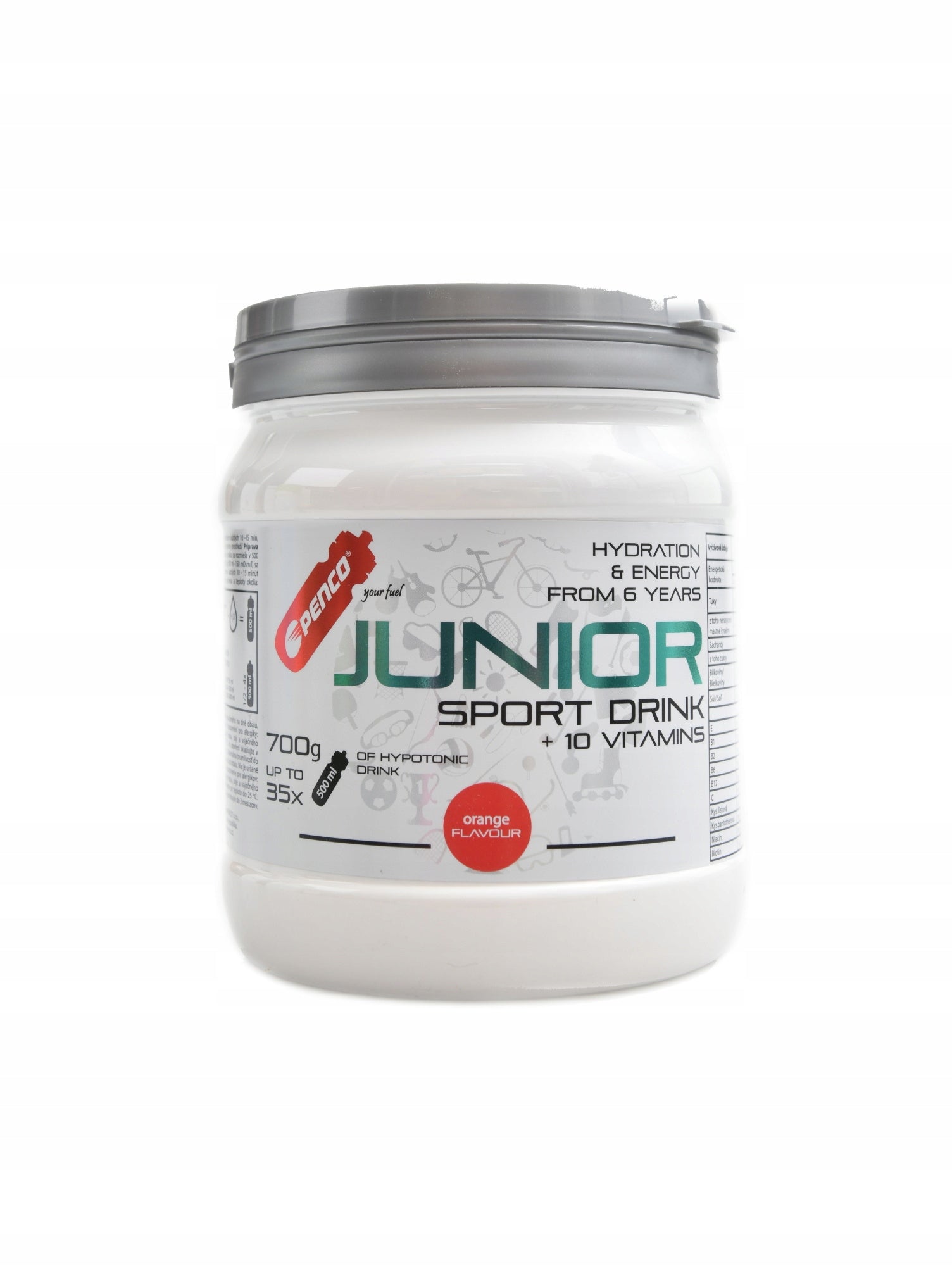 Junior sport drink 700g orange Expiration date up to 2 weeks after the purchase date