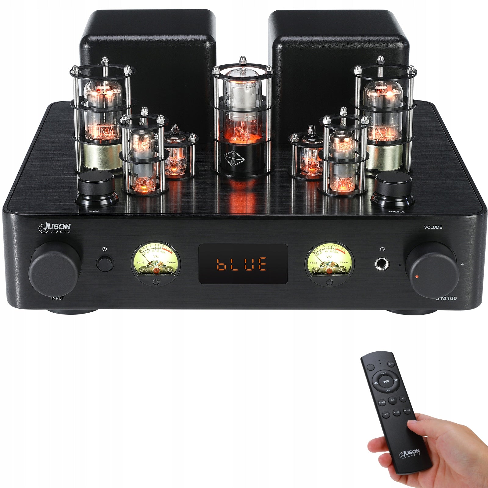 Juson Audio JTA100-N Upgrade 200W Class AB Hybrid Tube Amp for Home Audio