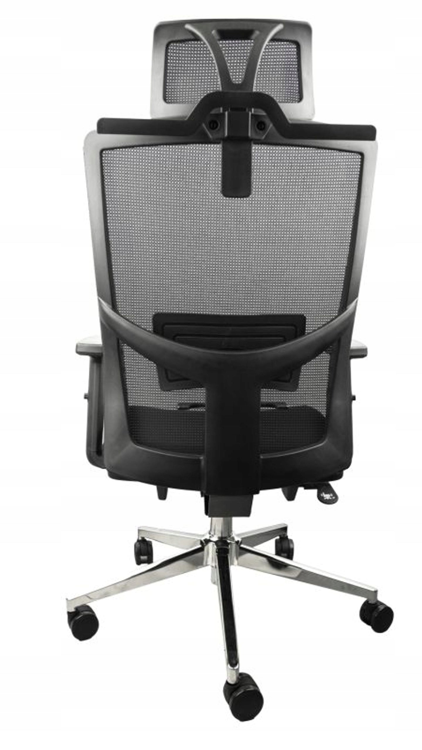 K-B002 SWIVEL OFFICE CHAIR ON WHEELS INCLINED BACKREST + HANGER Furniture depth 65 cm