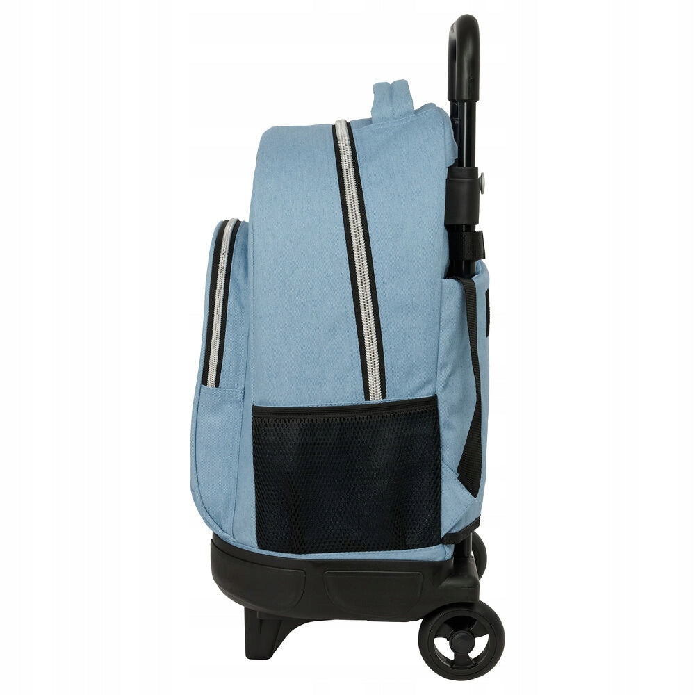K-pop Démonvadászok Denim Dreams prémium gurulós iskolatáska, táska 45 cm Color blue