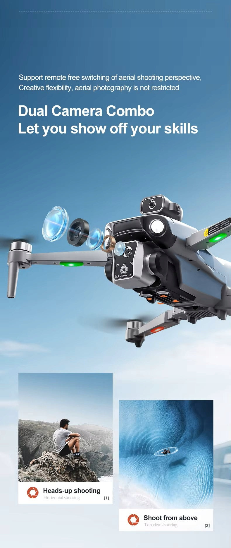 K19 MAX GPS drone with 8K camera avoiding obstacles 4,5” and FPV Brand no brand
