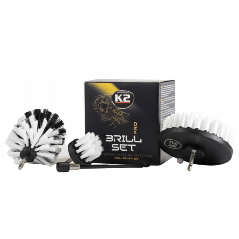 K2 Brill SET Screwdriver Brush Set for Carpet and Plastic Upholstery Manufacturer K2