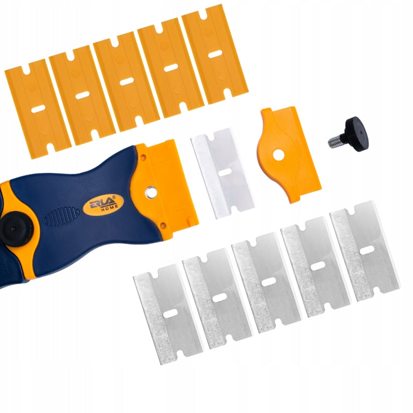 K2 ERLA HOME BIVO RH710 DOUBLE-SIDED SCRAPER FOR CERAMIC AND INDUCTION PLATES. Brand Erla