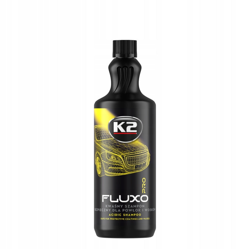 K2 FLUXO PRO 1L ACID SHAMPOO SAFE FOR CERAMIC COATINGS AND WAXES