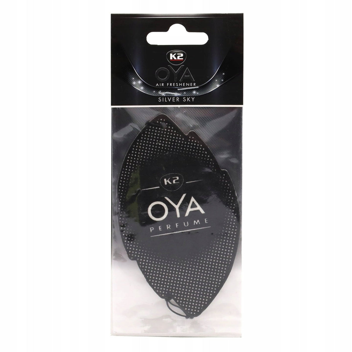 K2 Oya Car Fragrance Pendant Silver Sky Freshener Packaging status original