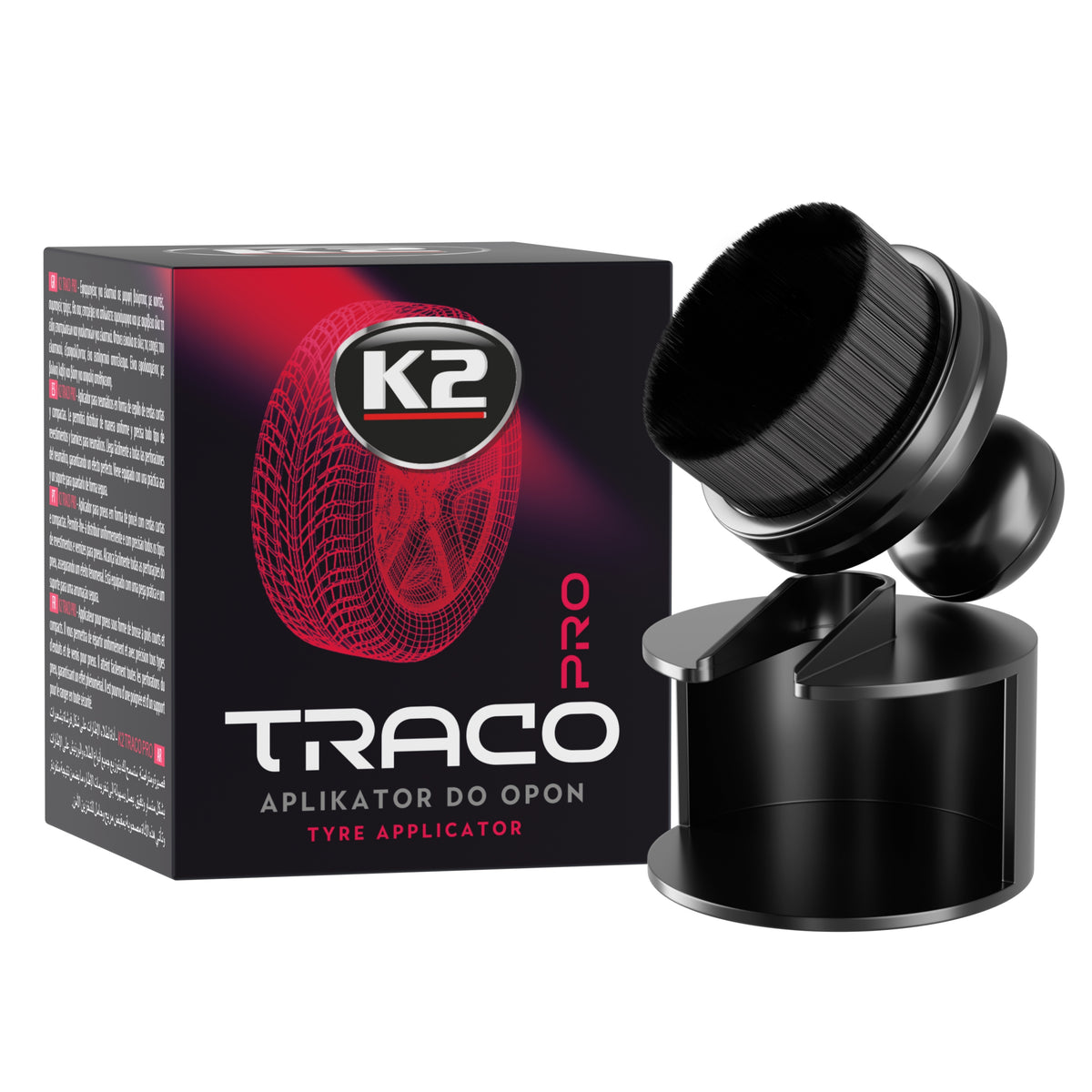 K2 TRACO Tire Applicator Dressing Blackhead Plastics With Hair Handle