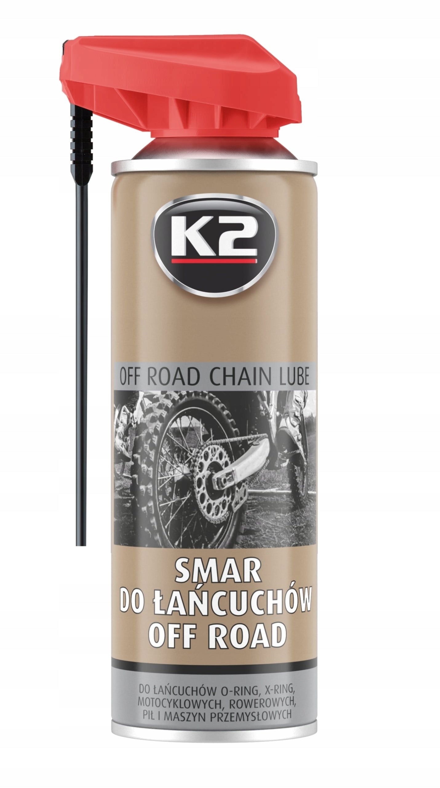 K2 chain grease, off-road sprockets - X-ring O-ring Z-ring - 500 ml Packaging status original