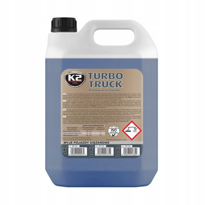 K2PM TURBO TRUCK 5KG. M143 HIGH FOAMING AND VERY