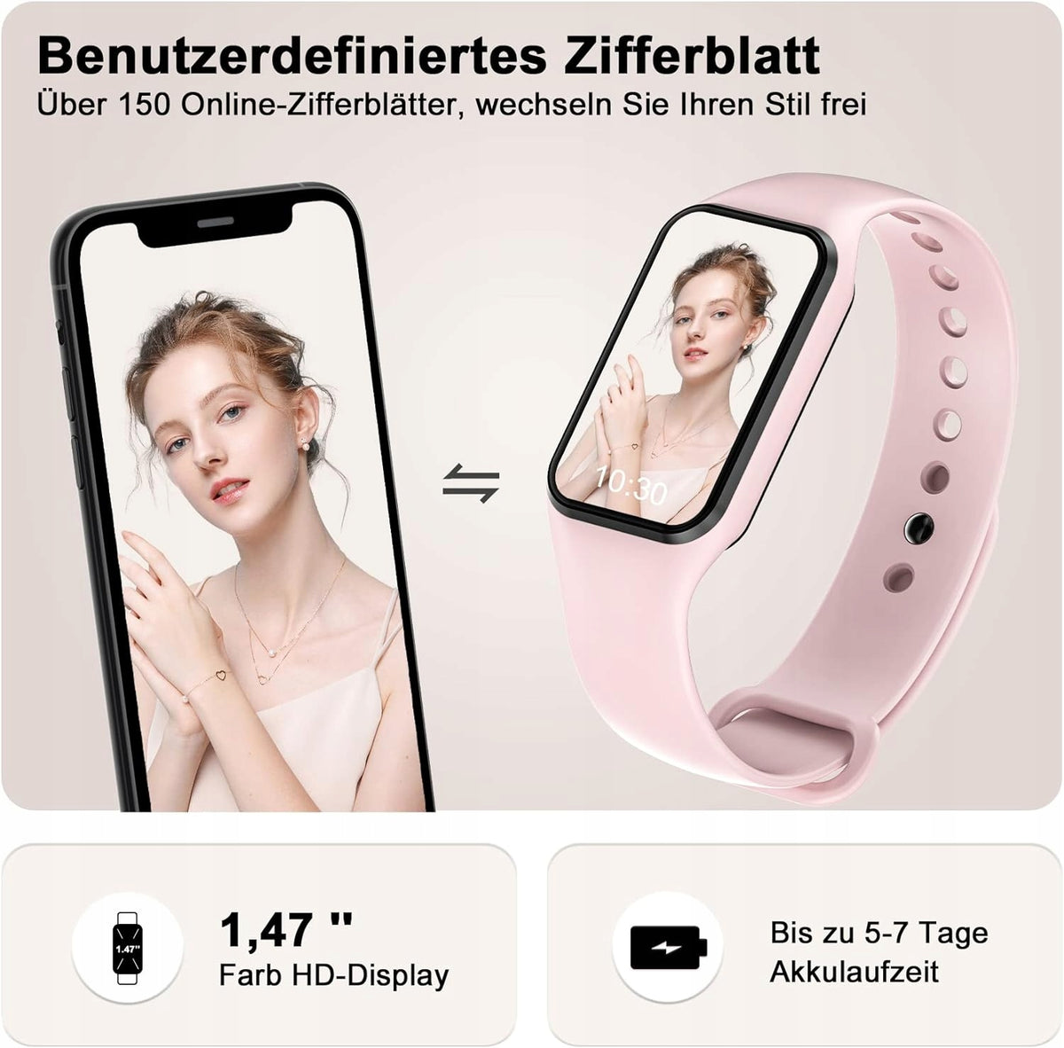 K8 Blackview Smartwatch Fitness Watch Heart Rate Monitor/SpO2/Sleep/Pedometer Manufacturer code Blackview