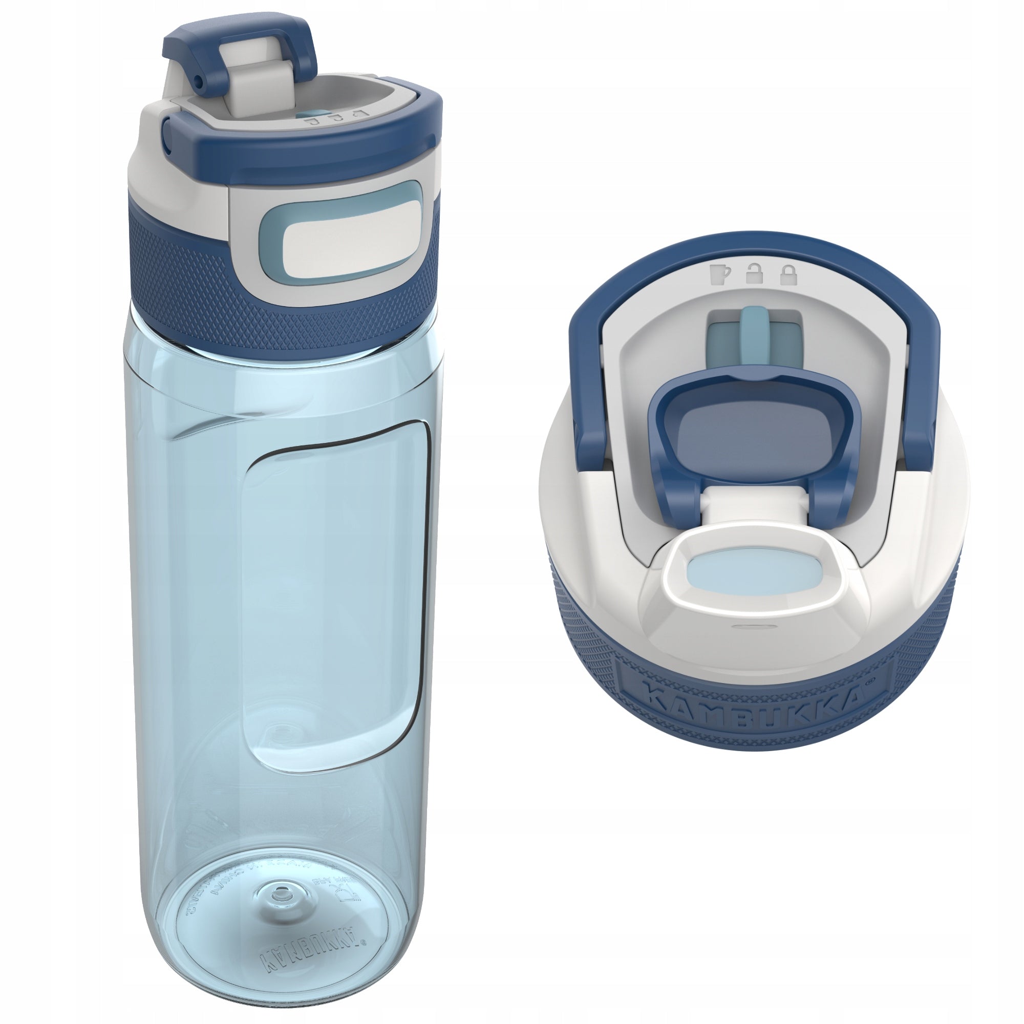 KAMBUKKA 11-03028 BLUE 750ml water bottle, drink - CRYSTAL BLUE