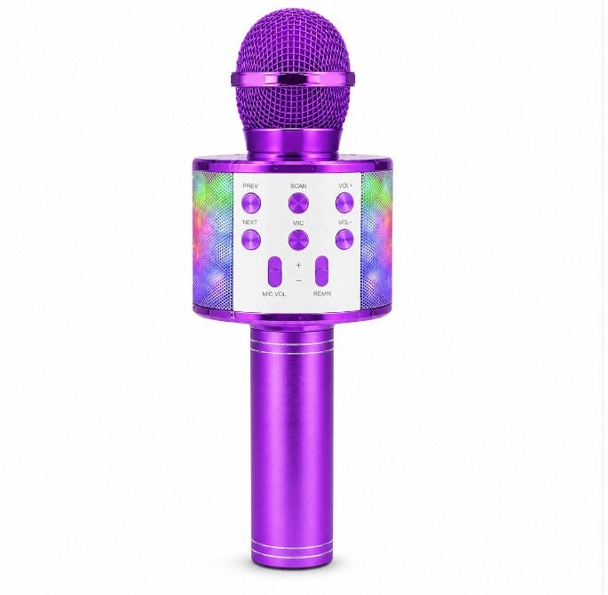 KARAOKE MICROPHONE FOR KIDS BLUETOOTH + HEADPHONES CAT EARS LED SET Brand Craft & Magic