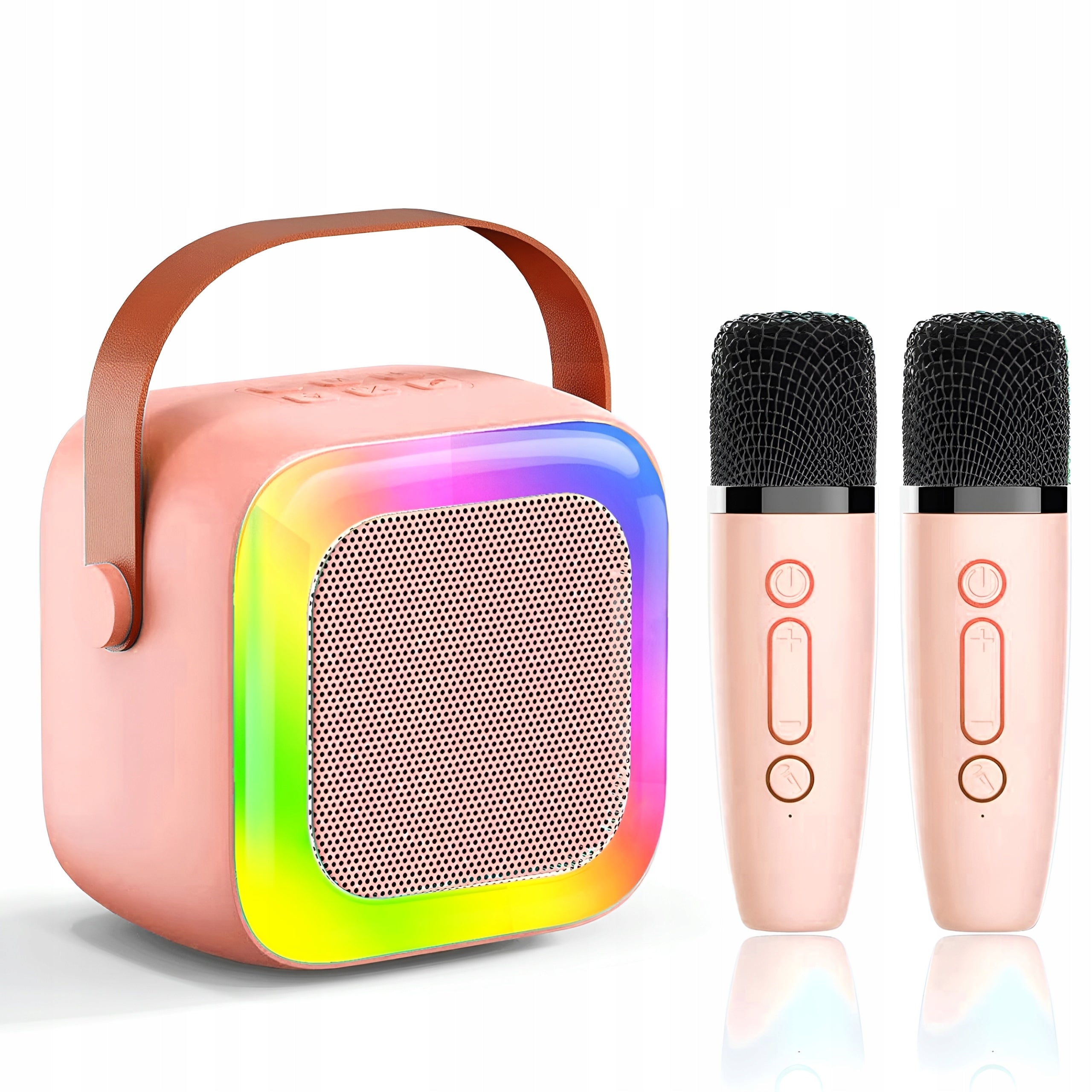 KARAOKE SET FOR CHILDREN AND ADULTS 2 MICROPHONES WIRELESS SPEAKER Brand no brand