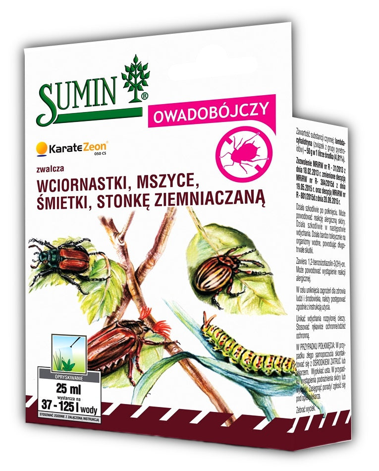 KARATE 25ml FOR CATERPILLARS EATING LEAVES MOTH BUKSZ.