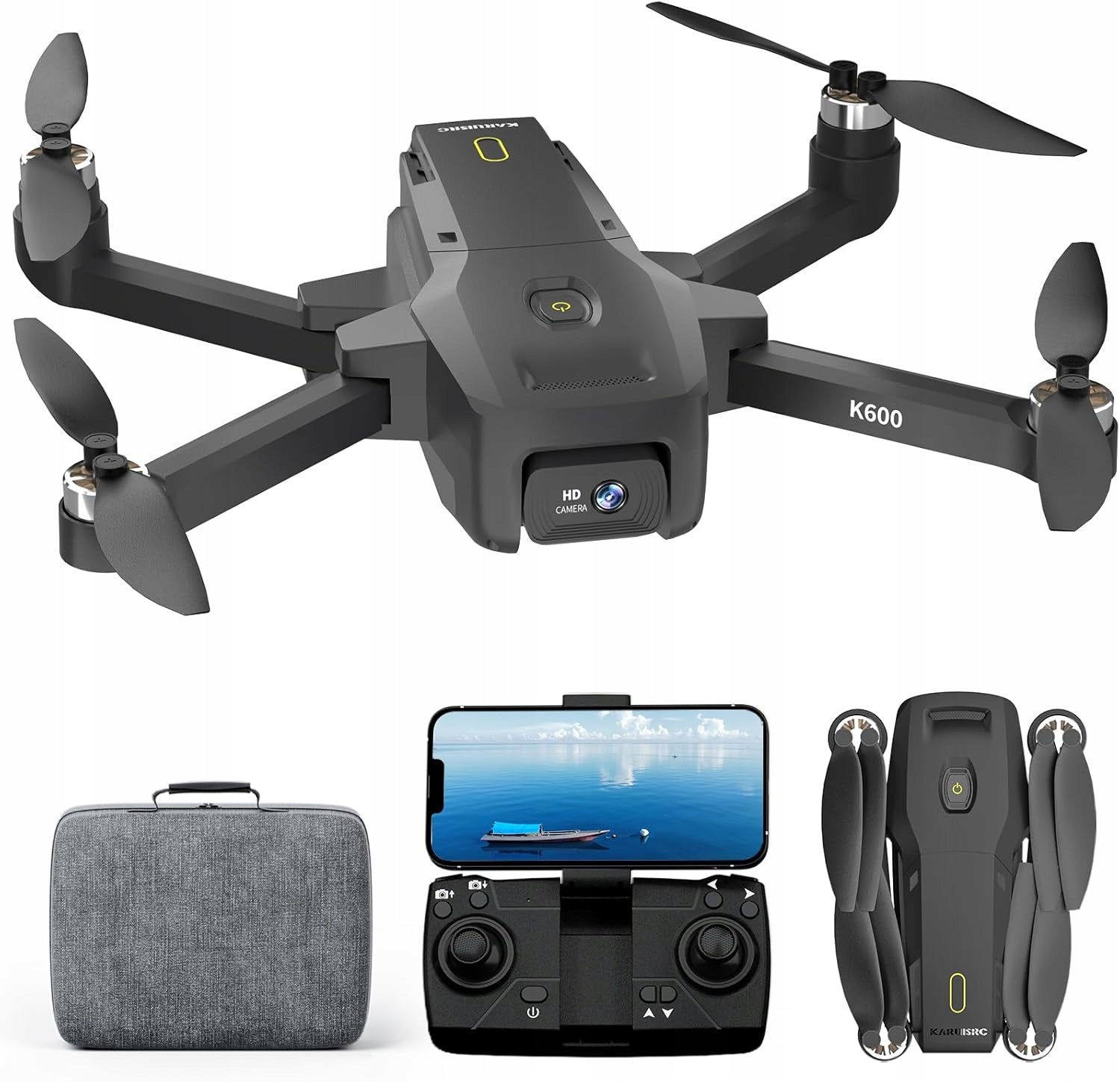 KARUISRC K600 DRONE WITH TWO CAMERAS 1080P 3 SPEED MODES WIFI FPV 90°