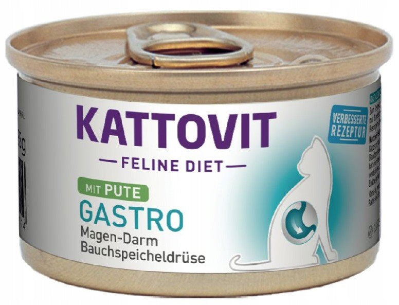 KATTOVIT GASTRO digestive system TURKEY cat can 85g