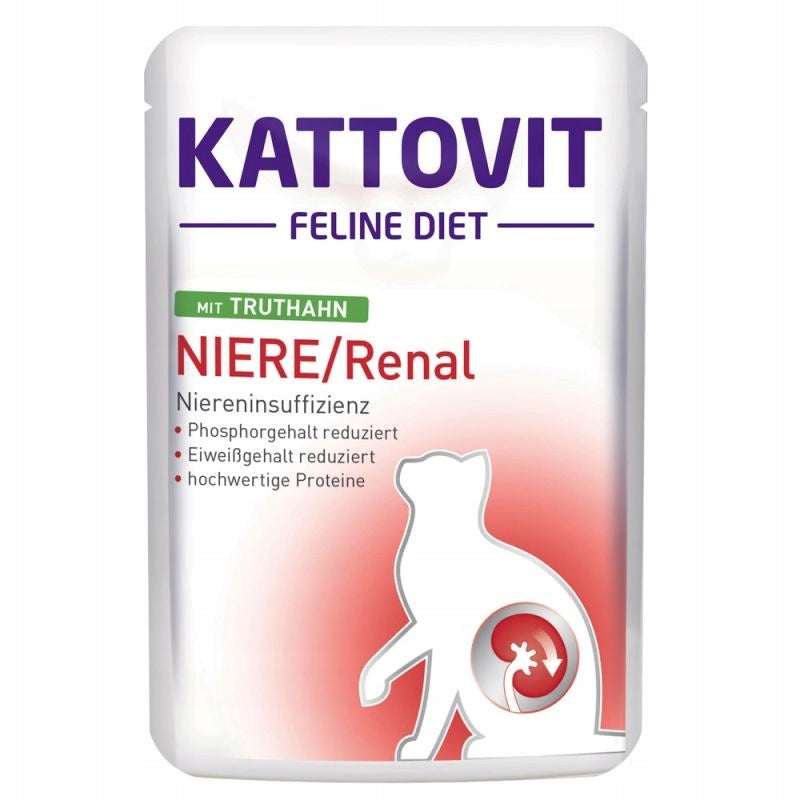 KATTOVIT NIERE RENAL WITH TURKEY FOR CATS 85G