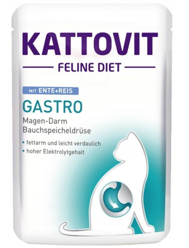 KATTOVIT SACHET 85G GASTRO DUCK WITH RICE