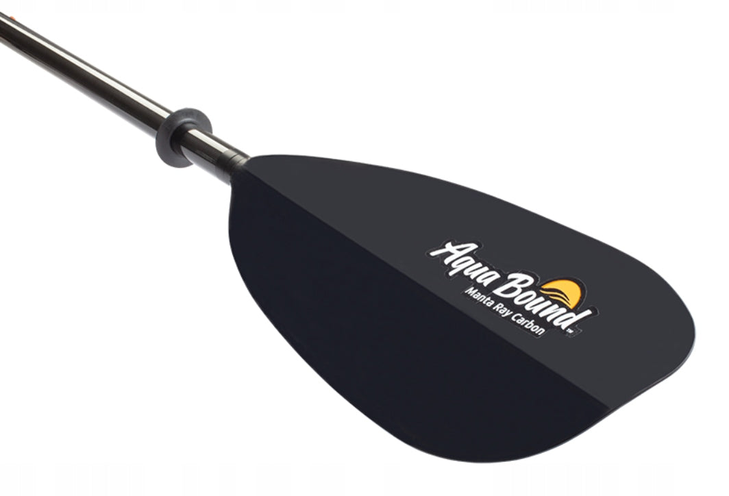 KAYAK PADDLE 2-CZ MANTARAY CARBON FOR KAYAK 220cm AQUA BOUND USA CARBON Model MANTARAY CARBON 2CZ POSI-LOK