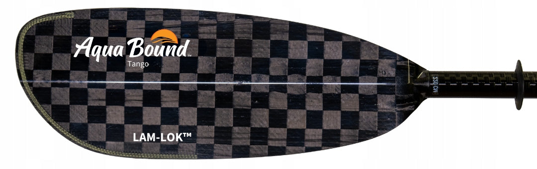KAYAK PADDLE 2-CZ TANGO CARBON FOR KAYAK 230cm AQUA BOUND USA CARBON Color black