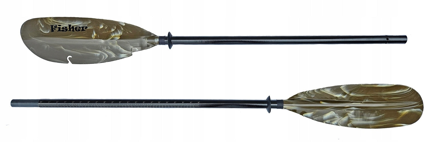 KAYAK PADDLE FOLDING 2CZ FISHING 250 CM LONG FISHER FOR KAYAK