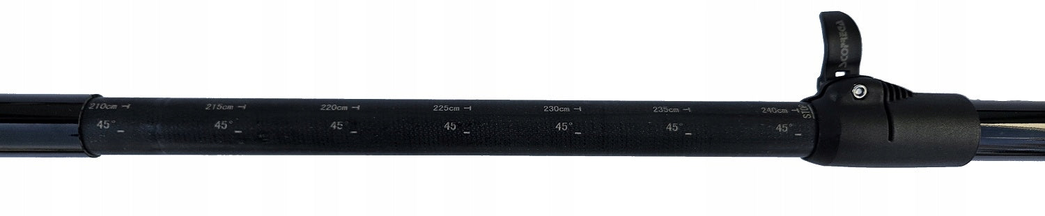 KAYAK PADDLE FOR KAYAK FOLDING 2-CZ ADJUSTABLE 210-240 CM SCOPREGA Model BRAVO FIBER VARIO