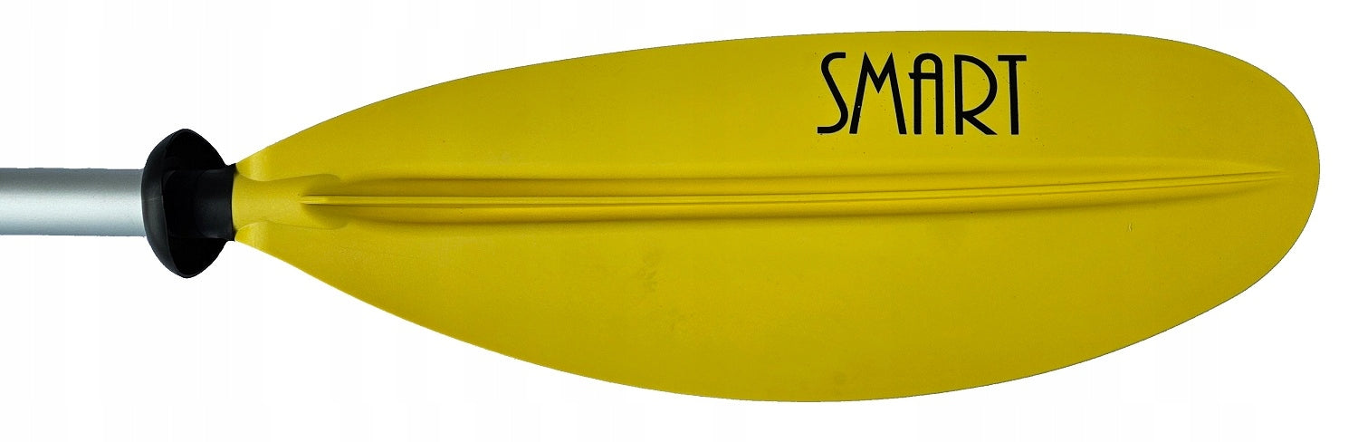 KAYAK PADDLE FOR KAYAK FOLDING 2-PIECE ADJUSTABLE 230 CM LIGHT ALU Color yellow