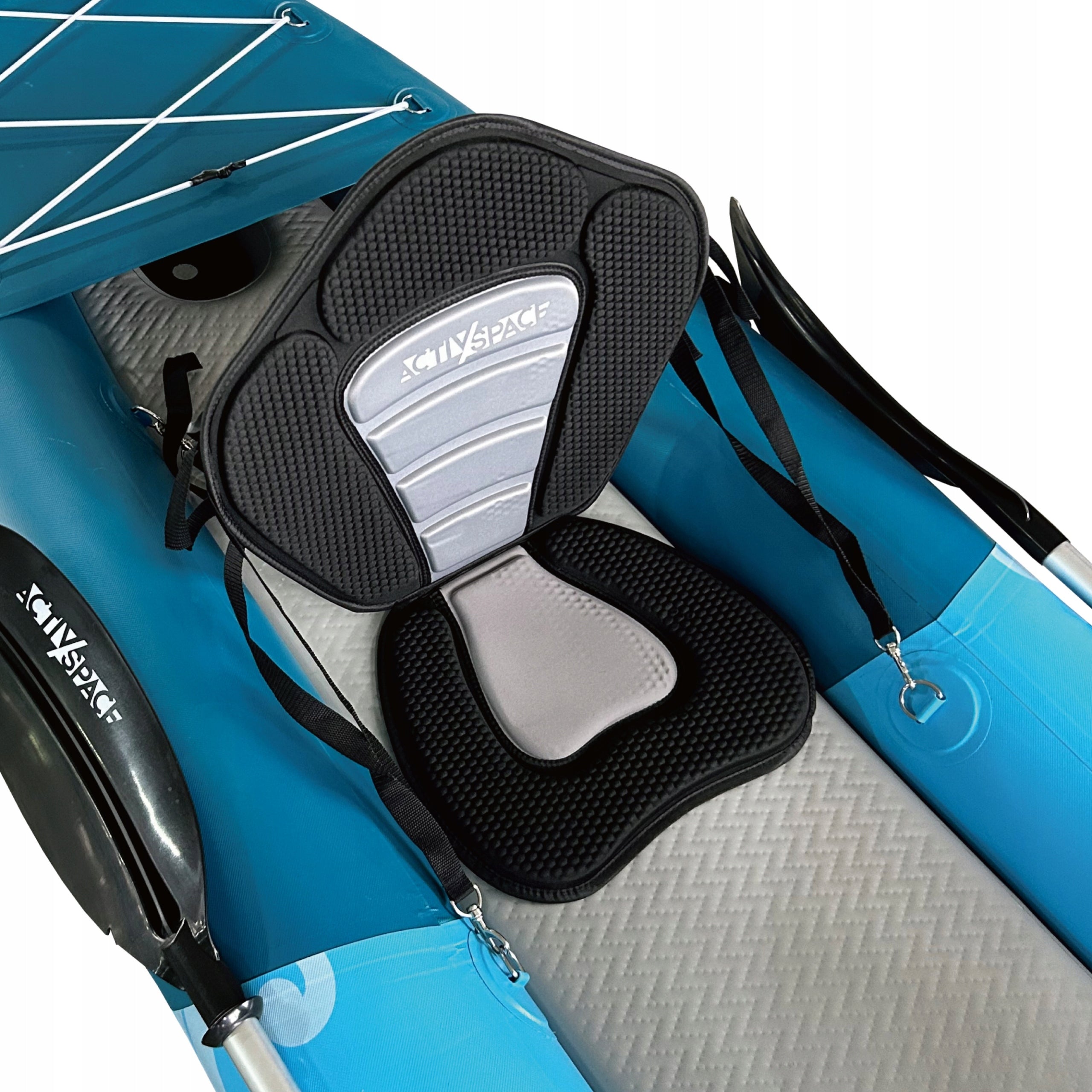 KAYAK PUMPED INFLATABLE TOURIST 385CM DOUBLE 200KG SET Brand Activ/Space