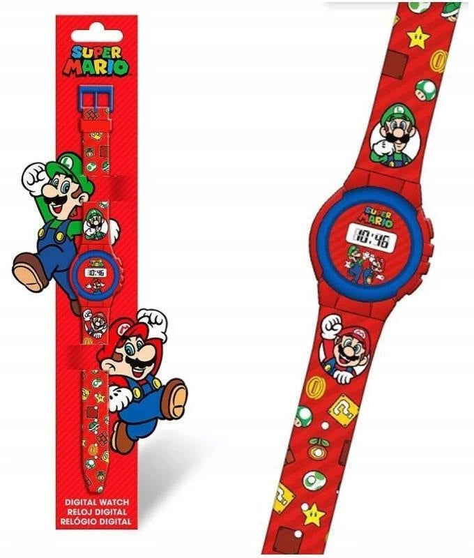 KE02 ECO digital watch without plastic packaging) Super Mario GSM4234