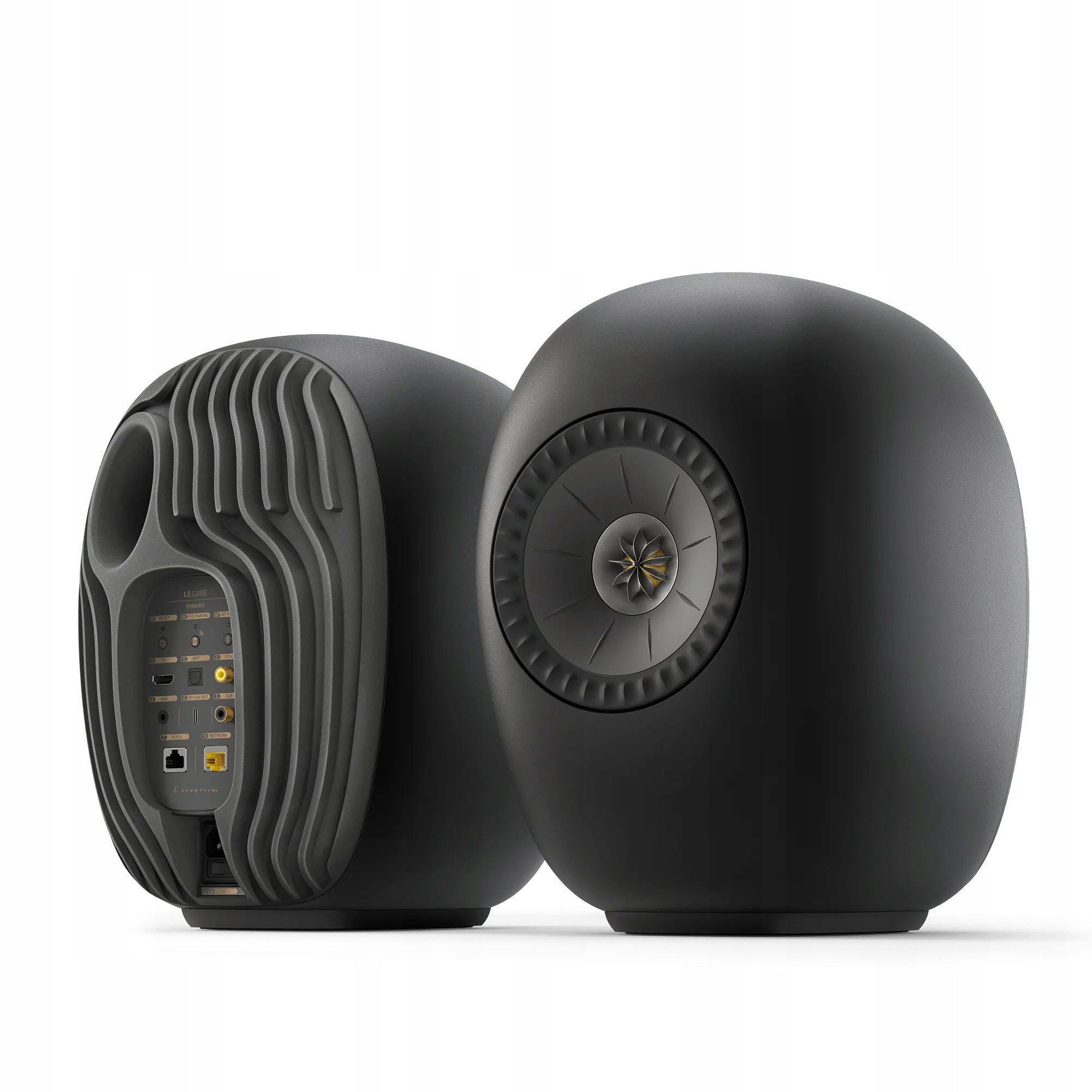 KEF LS LUXE Eclipse Black active speakers with AirPlay, Google Cast, HDMI eARC