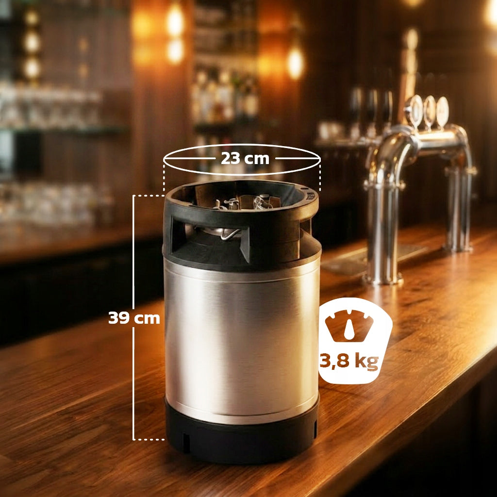 KEG CORNELIUS 12L SATURATOR FOR CARBONATED DRINKS STAINLESS SODASTREAM Packaging status original