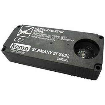 KEMO FG022 Battery Rodent Repellent KUN 2x1,5V AA Battery Ultrasound Brand Kemo Electronic