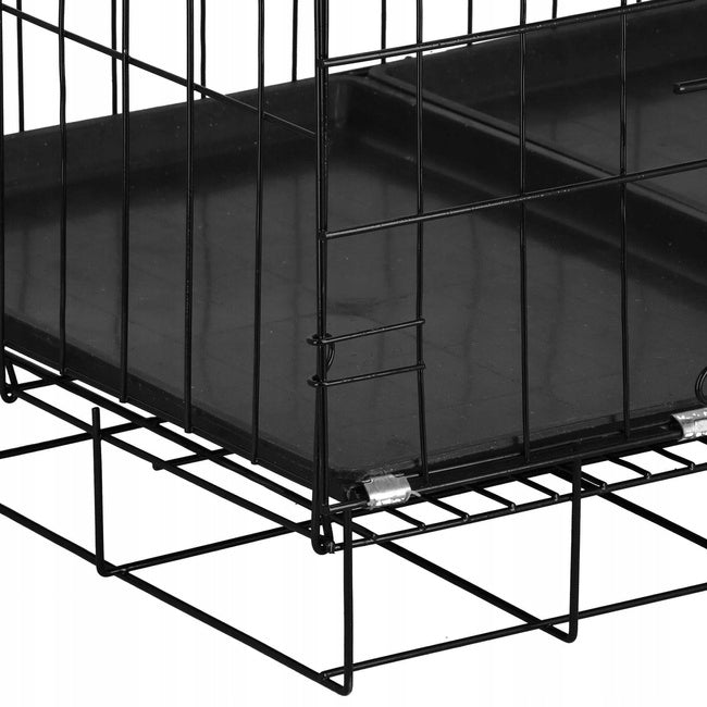 KENNEL CAGE Folding Metal Pet Cat Dog 61x42x50cm S Playpen Kind cage