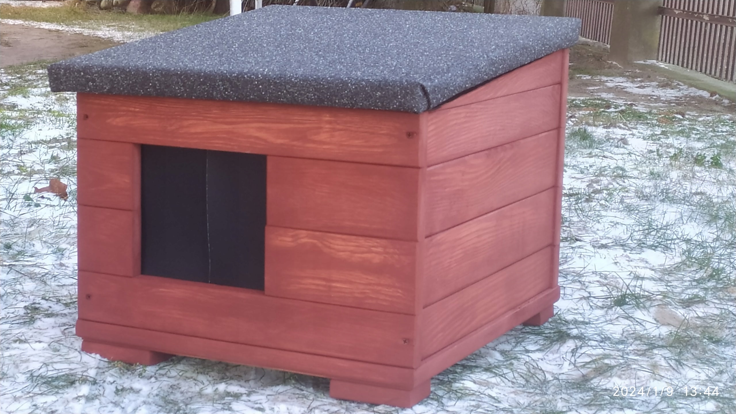 KENNEL DOG CAT KENNEL S INSULATED WHOLE TWISTED PAINTED THICK PAPA CURTAIN Kind outdoor cat house