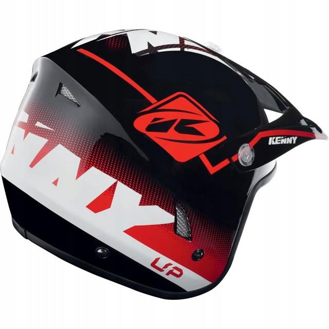 KENNY TRIAL UP HELMET RED BLACK WHITE ros. M Packaging status original