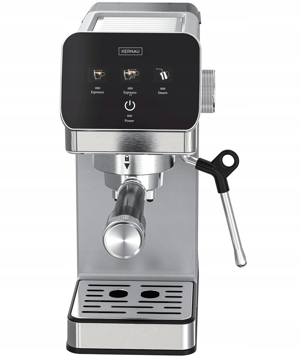 KERNAU KCM131ES Silver 20 bar ground coffee, capsules Manufacturer code KCM 131 ES
